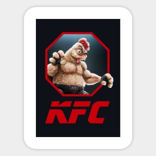 KFC Fighter Logo Sticker